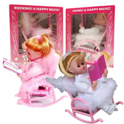 BABY ANGEL ROCKING CHAIR WITH BOOK - 6366-1