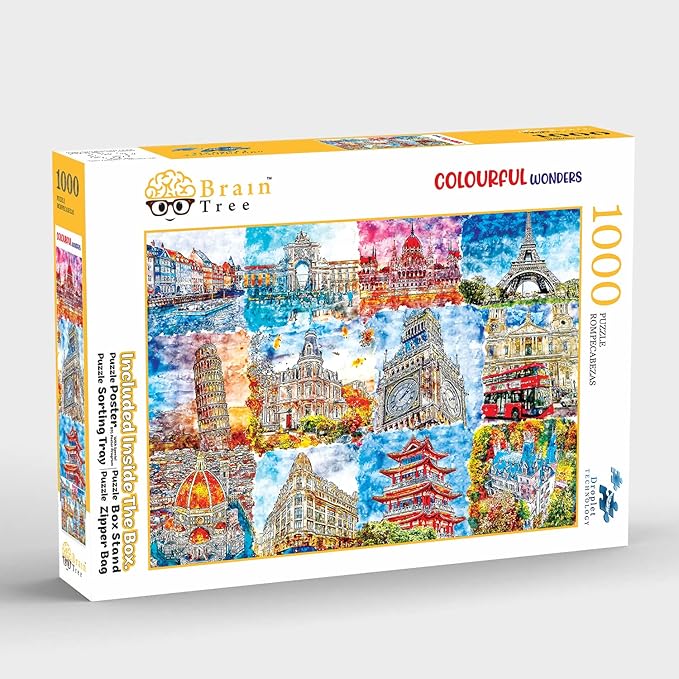 COLOURFUL WONDERS PUZZLE1000pcs