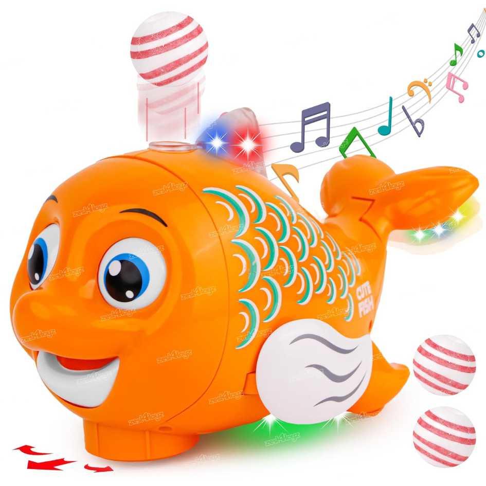 CUTE FISH BLOW THE BALL-FW338-1A