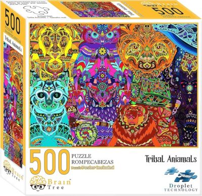 TRIBAL ANIMALS PUZZLE 500 PCS.