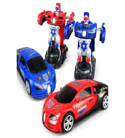 NEW ROBOT CAR B/0 BLUE-RED - YJ388-31